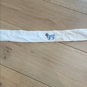 White Goat Headband Reversable